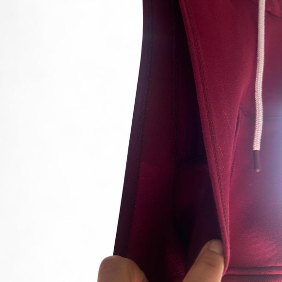 Gymshark Burgundy Sleeveless Hoodie - Picture 2 of 3